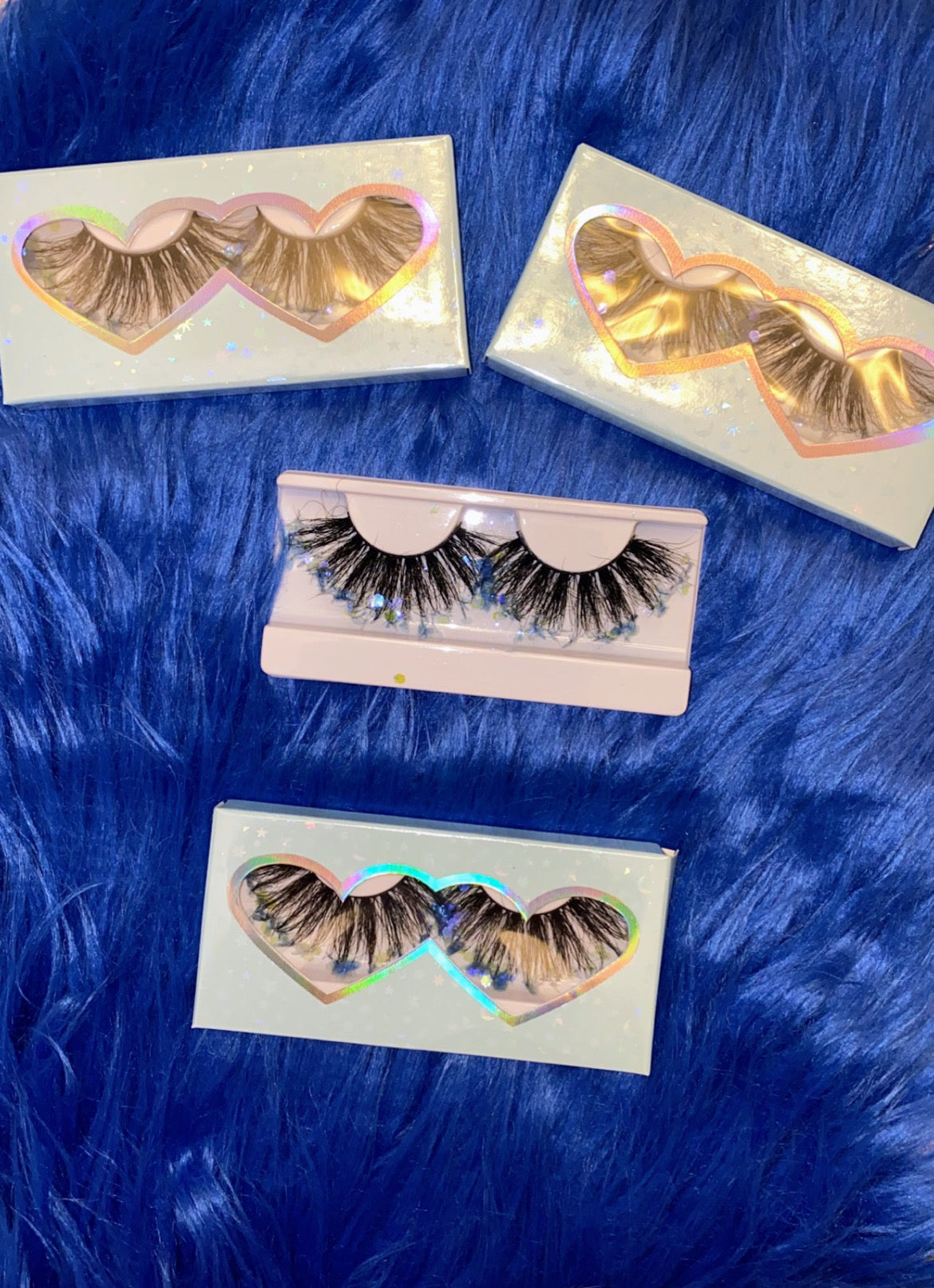 Glitter eyelashes