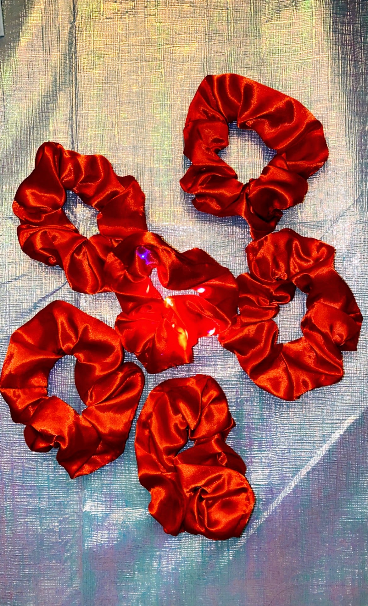 Red Led scrunchies